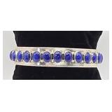 Norbert Johnson Sterling Silver & Lapis Stone
