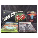 5 Records Bad Company, Boston, John Cougar