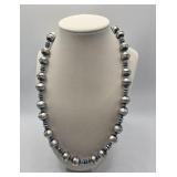 Navajo Pearl and Turquoise Necklace 10.62mm