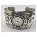Frances Begay Sterling Watch Cuff