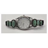 Feeney For Don Lucas Sterling Green Turquoise,