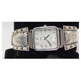 Richard Begay Watch Band NA Made Sterling
