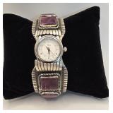 Erick Begay Watch Cuff .925 & Spiney Oyster