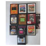 Atari Games Lot of 10 Superman, Word Zapper, Dig