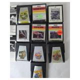 Atari Games Lot of 10 Qbert, Popeye, Skyskipper,