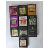Atari Games Lot of 10 Space Cavern, Adventure,