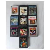 Atari Games Lot of 10 Star Raiders, Joust,
