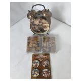 John Wayne Clock, Magnets, Buttons