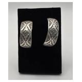 Vincent John Pinto Zuni Earrings Sterling