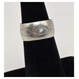 Vintage NA Sterling Silver Ring Stamped FB Sz 7