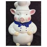 Cookie Jar American Bisque Pig Baker