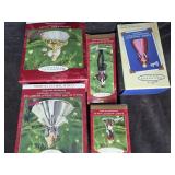 5 Barbie Hallmark Ornaments