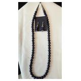 Dark Blue Sterling Silver Handmade Indian
