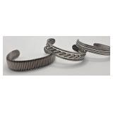 Cuffs Tested Negative for silver