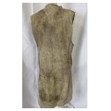 Leather Shirt Homemade Origin Unknown Small Deer