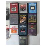 Atari Games Lot of 10 Midnight Magic, Krull, Ice