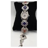 Carolynn Polluck Southwest Sterling Silver Watch