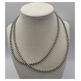 Sterling Silver NA Made Pearl Necklace