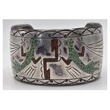 Leslie Yazzie Silver Cuff .925