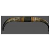 Mexican Bull Fighting Horns 4'
