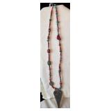 Southwestern-style Beaded Necklace Turquoise and