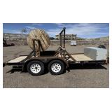 2008 Big Tex 60CH Flatbed Trailer 16'L x 7'W  w/