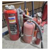 Lot of  5 Fire Extinguishers