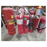 Fire Extinguishers Various Sizes Lot of 5