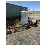 Trailer Mounted Air Compressor 220 V Used to Blow