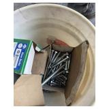 Bucket of Assorted Bolts