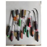 Screwdrivers and Angle Picks.