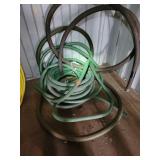 1 1/2' and 2 1/2' green hose. Approx on the 11/2'