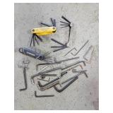 Assortment of Allen Wrenches.