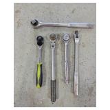 Ratchets. 4 of them are 3/8', and