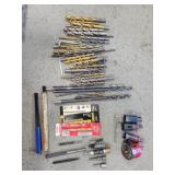 Drill Bits and 2 Thread Files, Hole Saws & Other