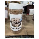Simply Marvelous BBQ Sweet and Spicy 13 oz -  four