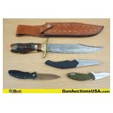 Kershaw, Etc. . Very Good. Knives . One Fixed Blad