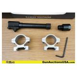 Sig, Etc. Threaded Barrel, Scope Rings. . Like New