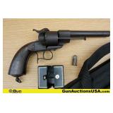 Lefacheux 1854 12mm PIN FIRE Revolver. Needs Repai