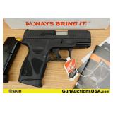 TAURUS G3c 9X19 Pistol. Excellent. 3" Barrel. Shin