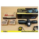 Hornady, Qinuke .375 Ruger, 9mm Ammo, Scope. . App