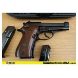 BERETTA 84B 9MM SHORT Pistol. Excellent. 3" Barrel