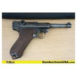 ERFURT P08 9mm ALL MATCHING NUMBERS Pistol. Good c