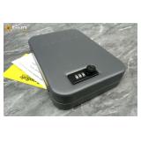 SnapSafe portable lock box with combination lock.