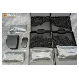 Approx. 2500 M27 links, one M249 SAW ammo box, and