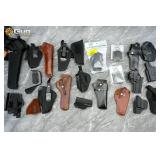 Glock, Fobus, Buchmeier, etc. Assorted holsters an