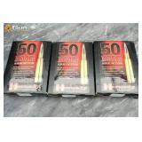 .50 BMG Hornady ammo. 30 rounds in total. Features