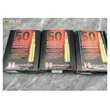 .50 BMG Hornady ammo. 30 rounds in total. Features