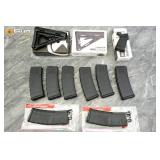 Magpul & ProMag AR-15 magazines, stock and grip. L