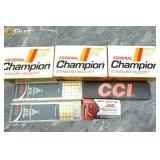 .22 LR and .22 Short ammunition from CCI, Federal,